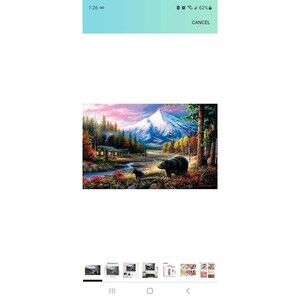 DIY 5D Diamond Painting by Number Kit,Round Drill Embroidery Cross Stitch Arts